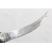 Handcrafted Dagger Knife chiseled steel blade parrot face handle 12.5 inch A 80